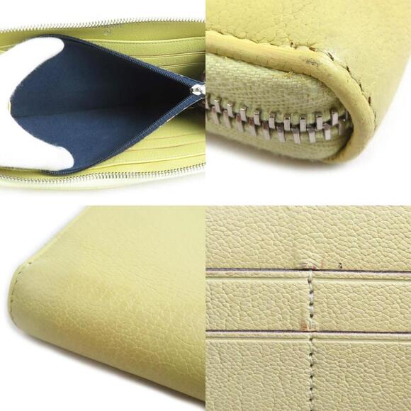 CHANEL Yellow Leather Wallet - Picture 4 of 5